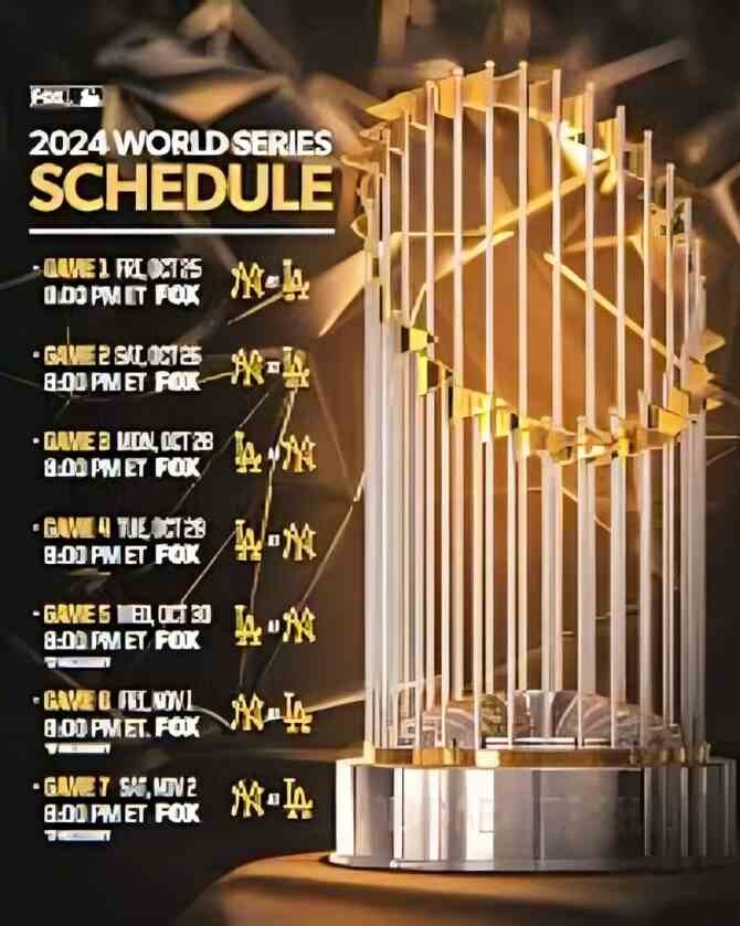 World Series Schedule